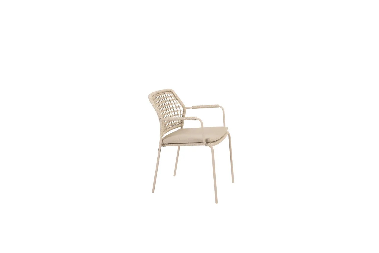 4 Seasons Outdoor Barista dining tuinstoel stapelbaar latte Taste 4SO set van 4