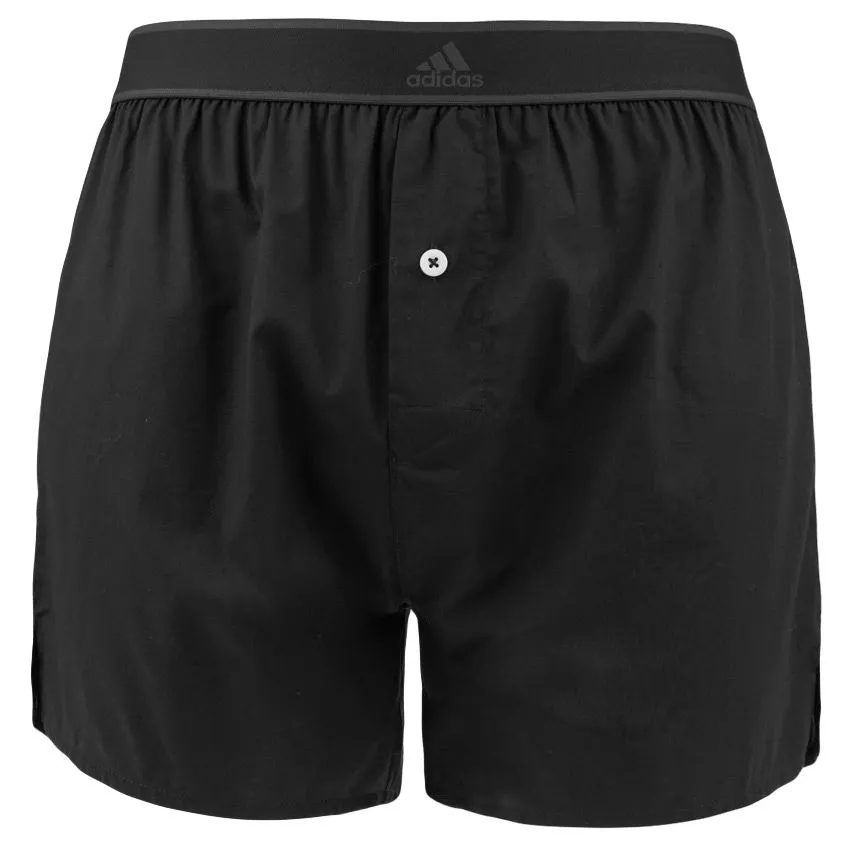 ADIDAS 2PACK WIJDE BOXERSHORTS ACTIVE CORE ZWART & ROOD  