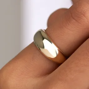 Beloro Jewels Della Spiga Dome 9 karaat ring