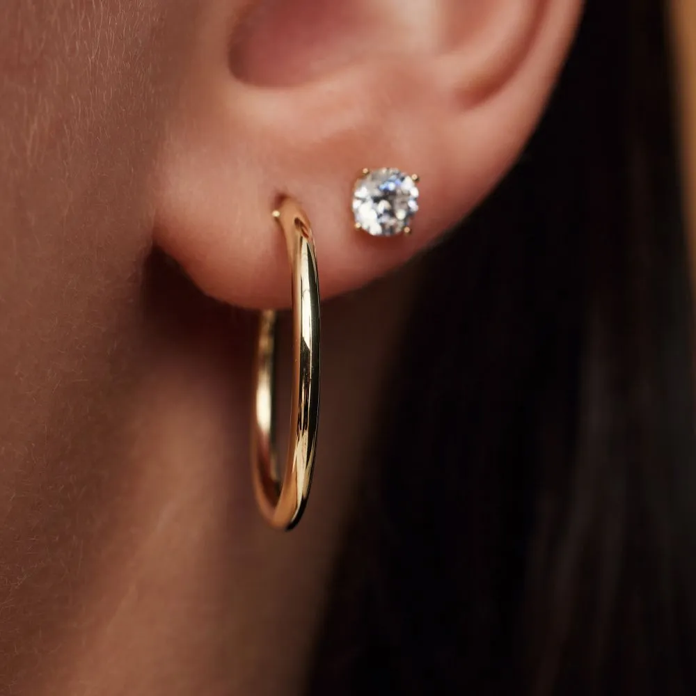 Beloro Jewels La Rinascente Chiara 9 karaat creolen