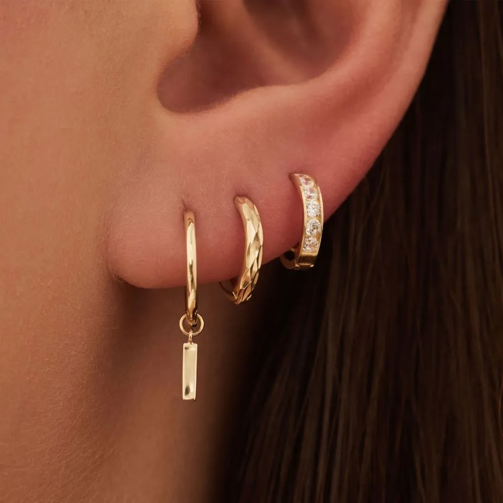 Beloro Jewels La Rinascente Emma 9 karaat creolen (9 mm)