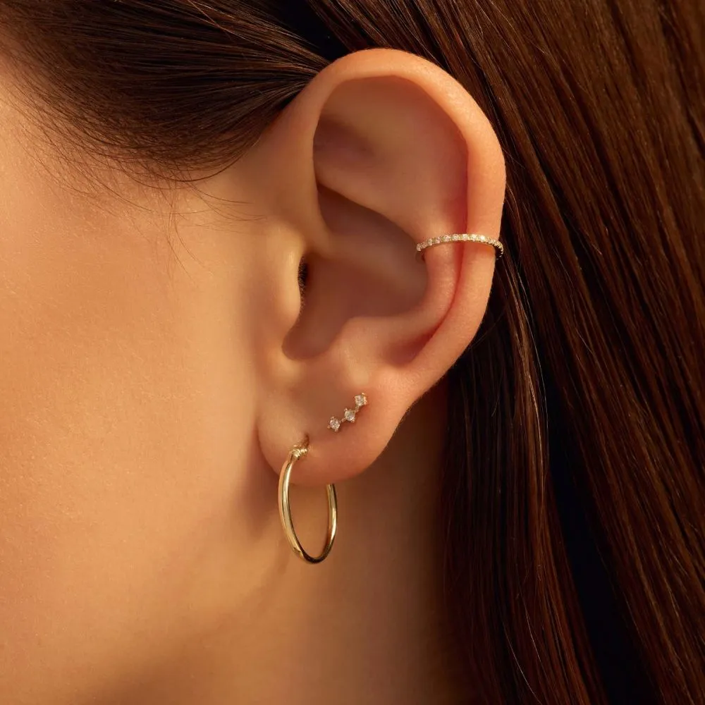 Beloro Jewels Navigli Alani 9 karaat ear cuff
