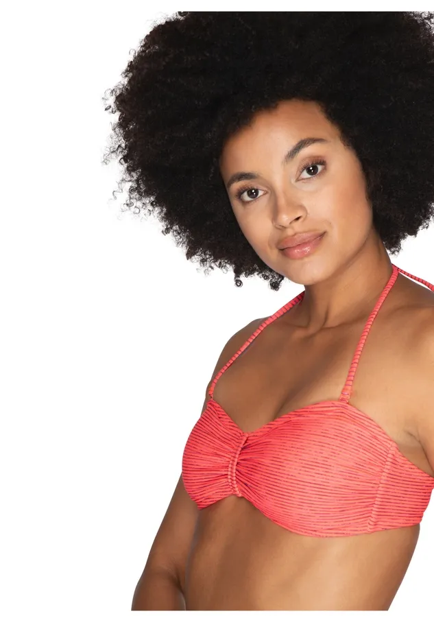 Bikini Protest Women Barbera 19 Bandeau Dark Grey Melee