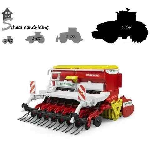 Bruder Pöttinger VITA SEM 302ADD Eg Zaaimachine (schaal 1:16)