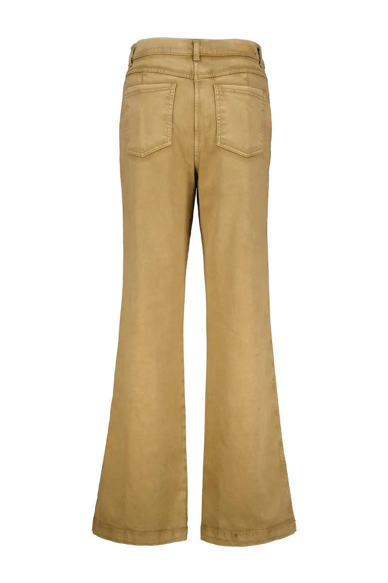 Didi wide leg broek bruin  