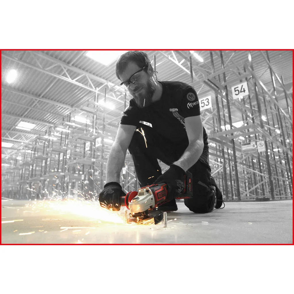 EMONSTER BRUSHLESS ACCUHAAKSE SLIJPER, ZONDER ACCUS EN LAADSTATION