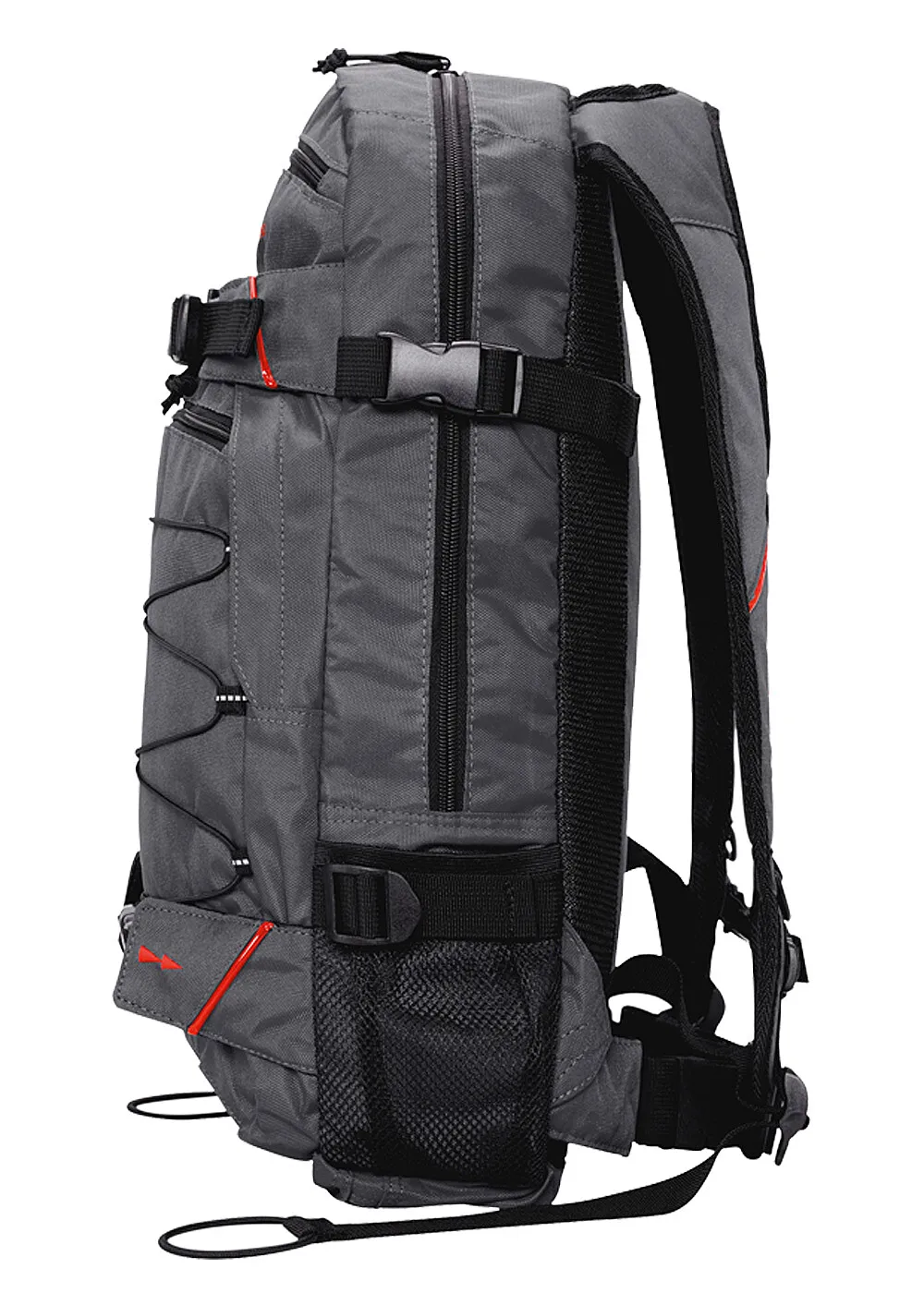 FORVERT LOUIS BACKPACK RUCKSACK MIT BRUST UND TAILLENGURT DUNKEL GRAU