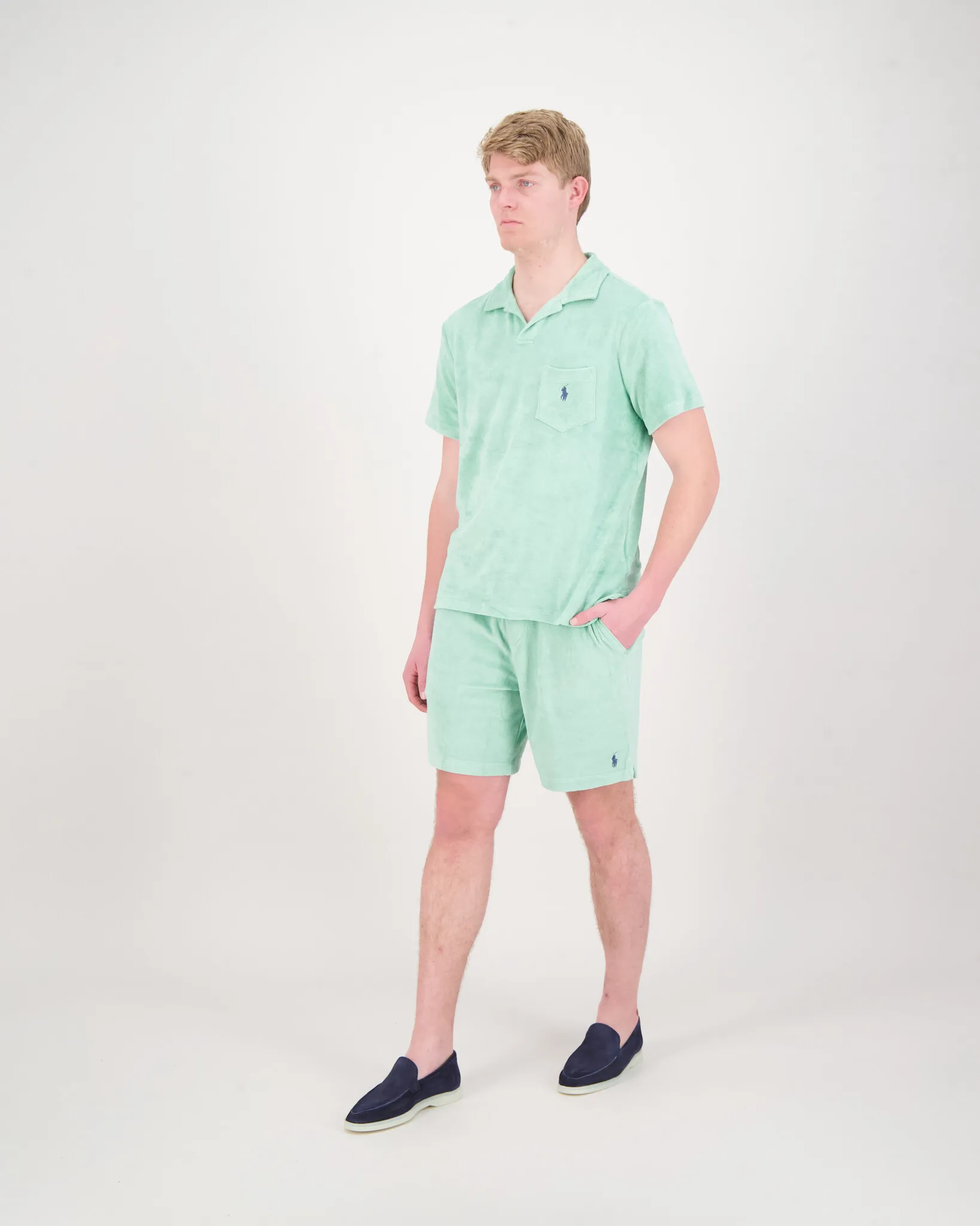 Polo Ralph Lauren Athletic Badstof short Groen