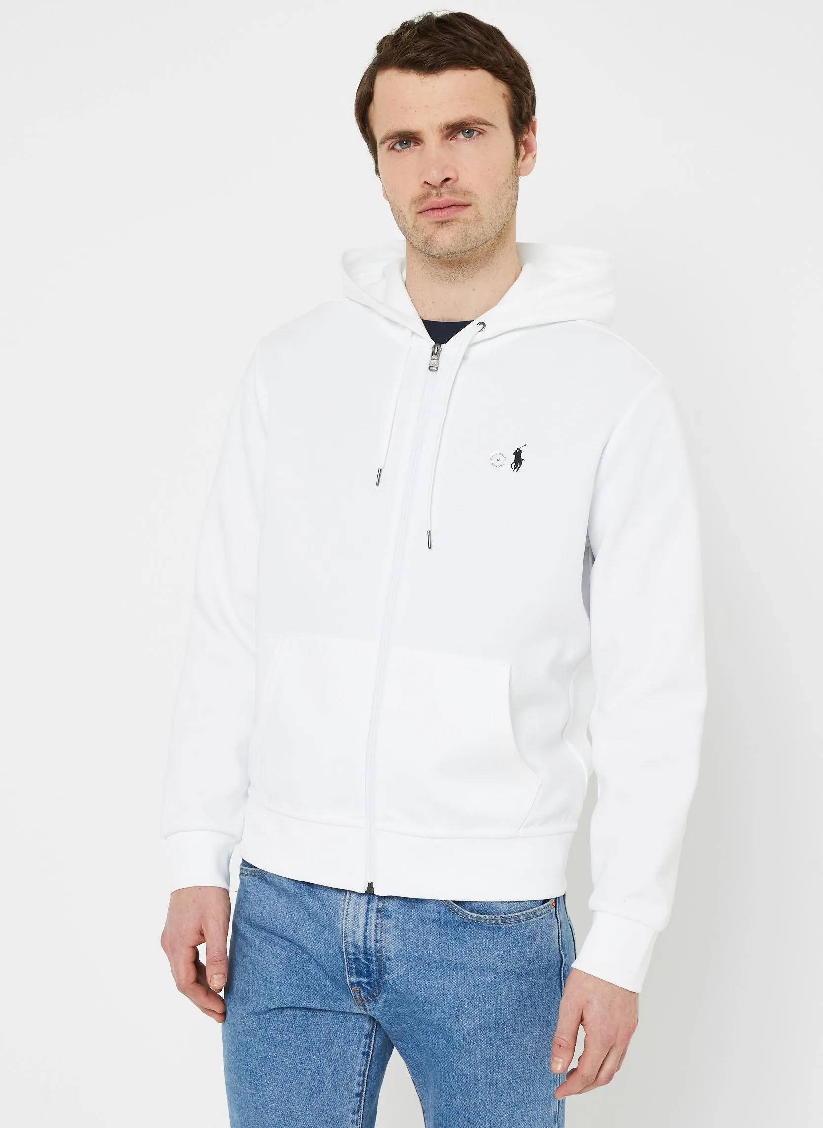      POLO RALPH LAUREN LSFZHOODM1LONG SLEEVESWEATSHIRT  WIT   