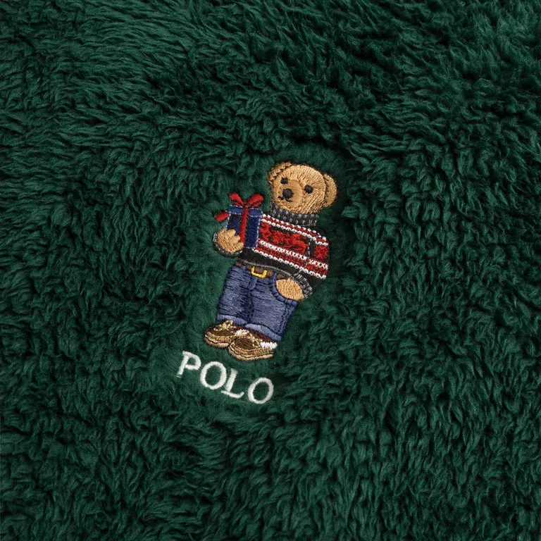 Polo Ralph Lauren Polo Bear Pile Fleece Hoodie Moss Agate