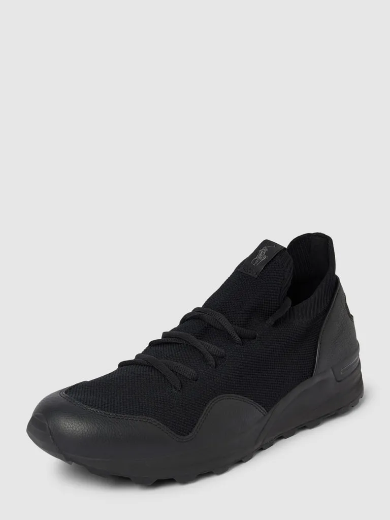 Polo Ralph Lauren Sneakers met vetersluiting in zwart
