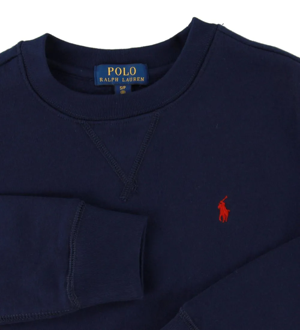 POLO RALPH LAUREN SWEATSHIRT  NAVY M. LOGO
