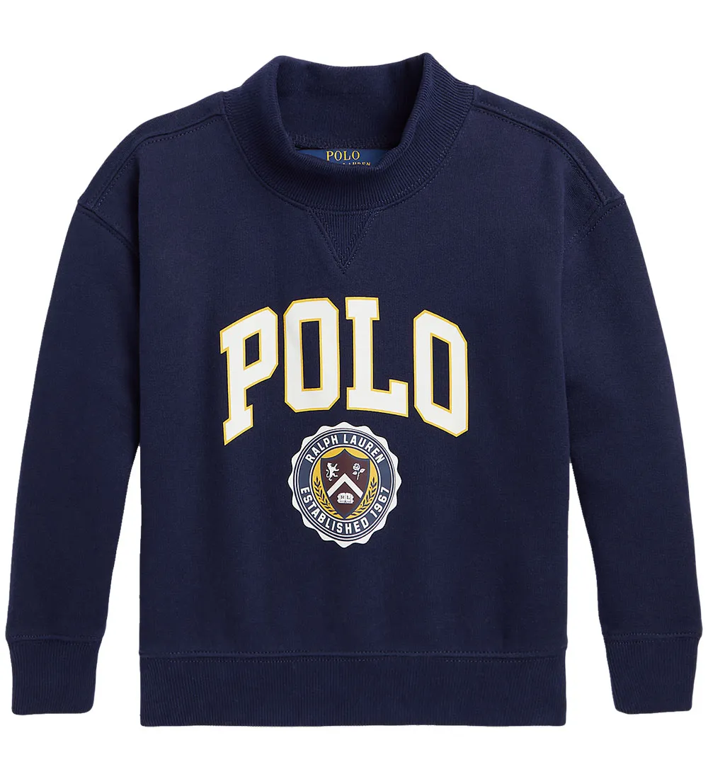 POLO RALPH LAUREN SWEATSHIRT  NAVY M. PRINT
