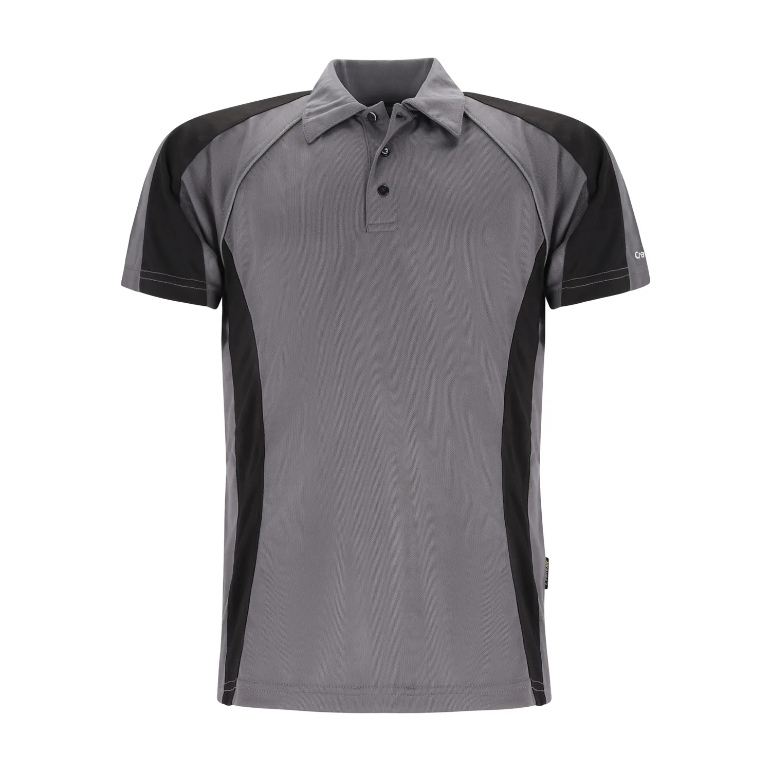 Poloshirt H Arvin grijs/zwart L