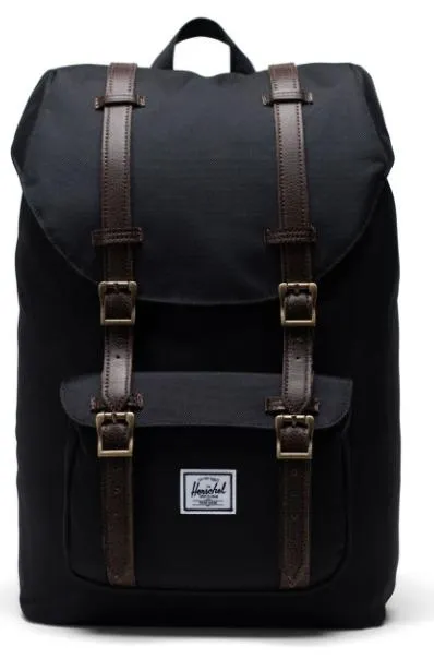 RUGZAK HERSCHEL SUPPLY CO. LITTLE AMERICA MIDVOLUME BLACK/CHICORY COFFEE