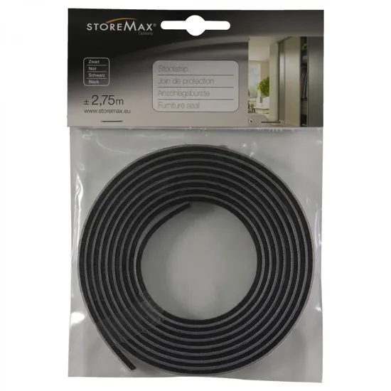 STOOTSTRIPS 275 CM ZWART
