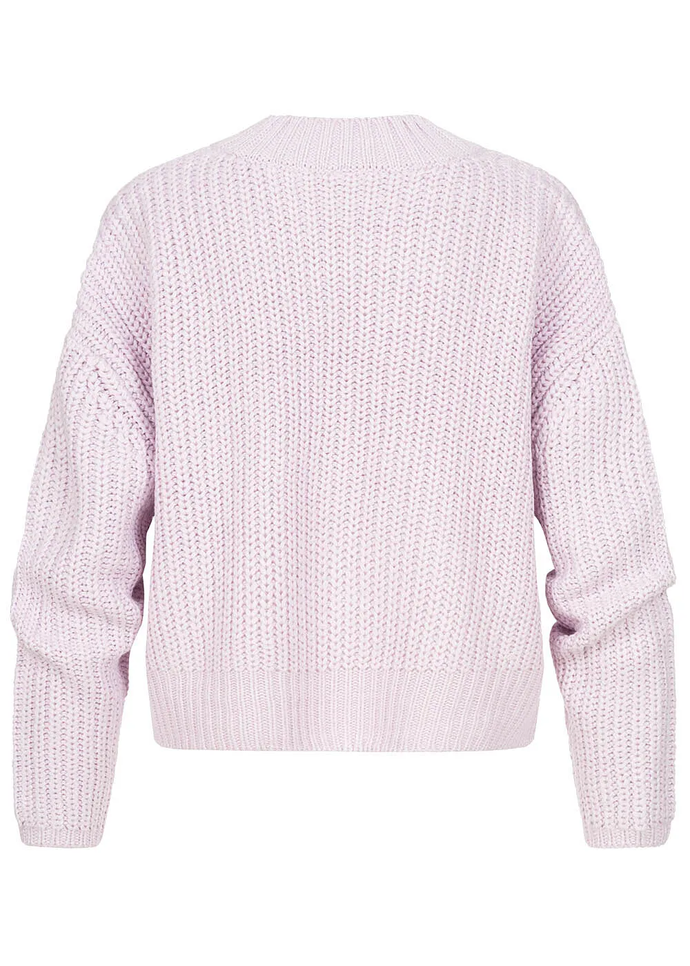 Urban Classics Dames Oversized Grofgebreide Pullover paarse