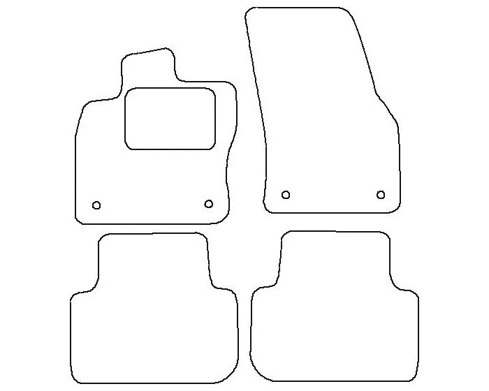 VELOURS MATTENSET VW GOLF SPORTSVAN 2014